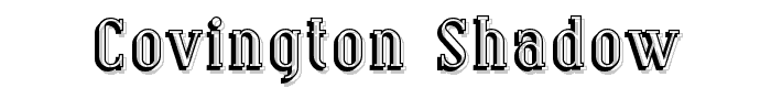 Covington Shadow font
